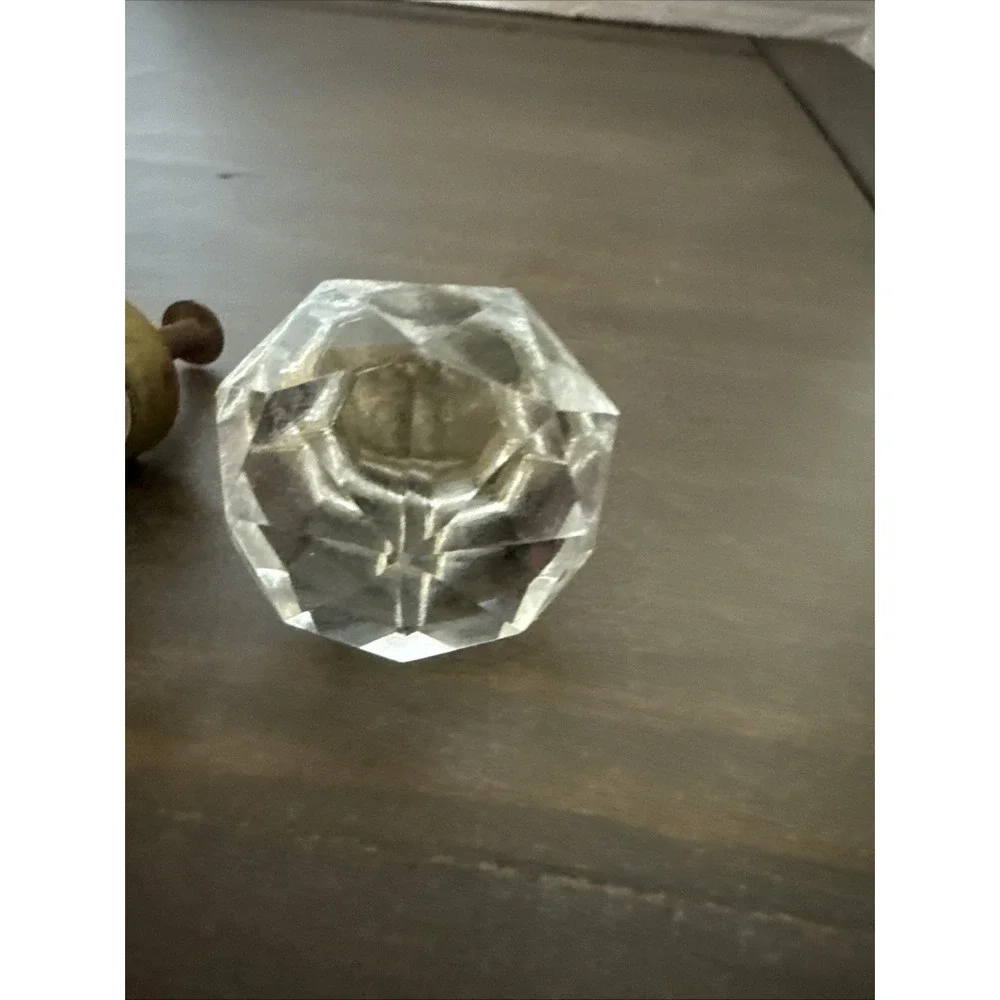 Glass Drawer Pull Door Knob Dresser 1.5